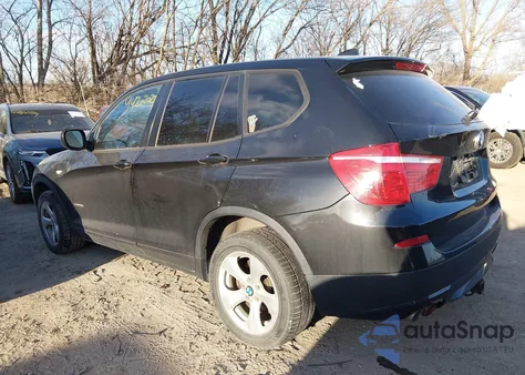 2011 BMW X3 xDrive28I from USA, damaged, VIN 5UXWX5C56BL713284